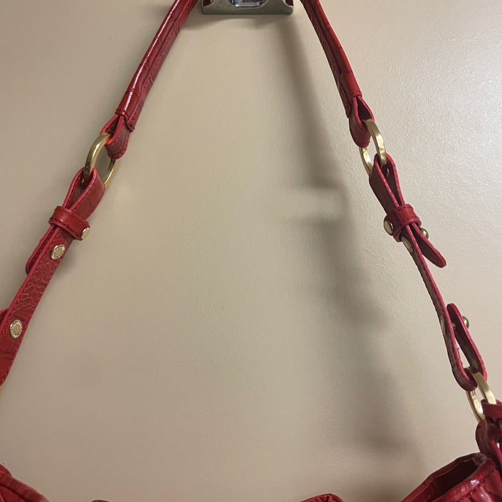COPY - NWOT Brahmin Red Dragon Braided Handbag - Picture 4 of 10